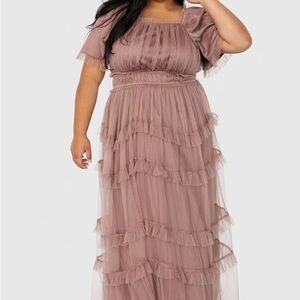 Baltic Born Dusty Rose Layered Maxi Dress